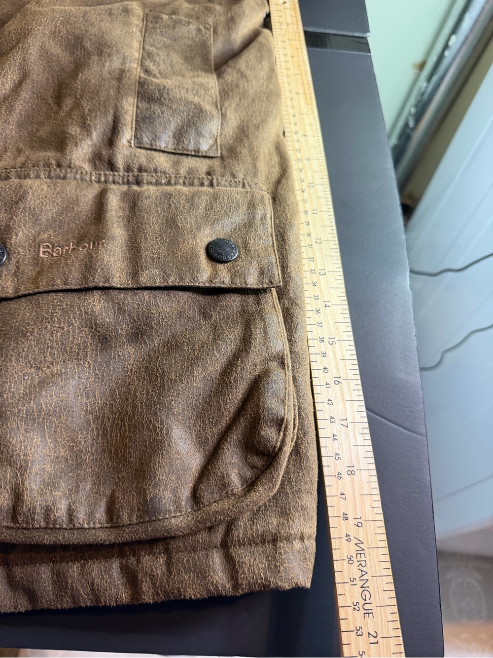 Barbour Weathered Utility Field Jacket Brown Men’s M Waterproof - Picture 10 of 16